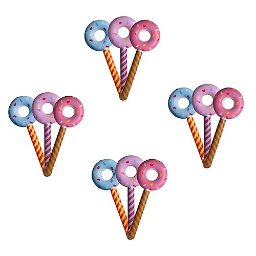 DIKACA 12 Stück Donut-förmiger Ballon Groß Rosa Party Kinderspielzeug Krapfen Luft Runden Dekorationen Süßigkeiten-ballon Pastell Jubelstöcke Donut-ballon Pvc Zufällige Farbe DIKACA 12 Stück Donut-förmiger Ballon Groß Rosa Party Kinderspielzeug Krapfen Luft Runden Dekorationen Süßigkeiten-ballon Pastell Jubelstöcke Donut-ballon Pvc Zufällige Farbe von DIKACA