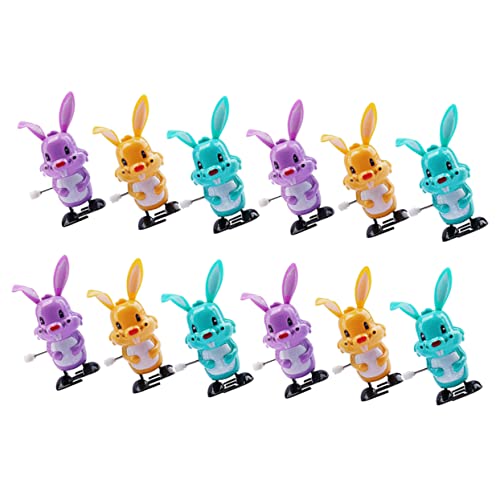DIKACA 12 Stück Hase Zum Aufziehen Spielzeugkaninchen Kleines Hasenspielzeug Kaninchen Aufziehen Kleine Hasenspielzeuge Laufendes Aufziehen, Springendes Kaninchen Plastik DIKACA 12 Stück Hase Zum Aufziehen Spielzeugkaninchen Kleines Hasenspielzeug Kaninchen Aufziehen Kleine Hasenspielzeuge Laufendes Aufziehen, Springendes Kaninchen Plastik von DIKACA