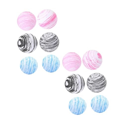 DIKACA 12 Stück Hüpfender Ball kleine Hüpfbälle Massenspielzeug für Hüpf-Partyspiel federnd kinderspielzeug Toy springende Bälle Eva- mit hüpfenden Bällen von DIKACA