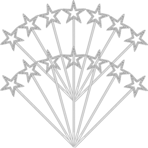 DIKACA 12 Stück Pentagramm Zauberstab Für Sternstab Feenkostüm Geburtstagsstäbe Partystäbe Mädchenspielzeug Feenstab Feenstab Zubehör Feenstab Kinderstab Sternstab DIKACA 12 Stück Pentagramm Zauberstab Für Sternstab Feenkostüm Geburtstagsstäbe Partystäbe Mädchenspielzeug Feenstab Feenstab Zubehör Feenstab Kinderstab Sternstab von DIKACA