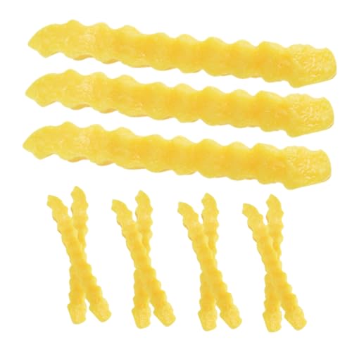 DIKACA 12 Stück Simulierte Gewellte Pommes Frites Quest Kartoffelmodelle Frittiertes Modell Realistisches Aussehen Chips Lebensmittel Künstliche Pommes Frites Simulation Von Pommes DIKACA 12 Stück Simulierte Gewellte Pommes Frites Quest Kartoffelmodelle Frittiertes Modell Realistisches Aussehen Chips Lebensmittel Künstliche Pommes Frites Simulation Von Pommes von DIKACA