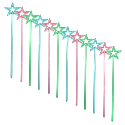 DIKACA 12 Pcs Stern für Jungen und Mädchen Party Rolle Spielen Spielzeug Kunststoff für Mädchen Hexen Dekorationen DIKACA 12 Pcs Stern für Jungen und Mädchen Party Rolle Spielen Spielzeug Kunststoff für Mädchen Hexen Dekorationen von DIKACA