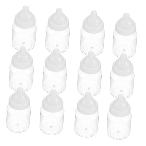 DIKACA 12 Stück Süßigkeiten Box Deckel Babyflaschengeschenke Für Die Babyparty Babyflasche Für Babypartyspiel Gefälligkeiten Für Die Babyparty Kleine Geschenkboxen Weiß Plastik DIKACA 12 Stück Süßigkeiten Box Deckel Babyflaschengeschenke Für Die Babyparty Babyflasche Für Babypartyspiel Gefälligkeiten Für Die Babyparty Kleine Geschenkboxen Weiß Plastik von DIKACA