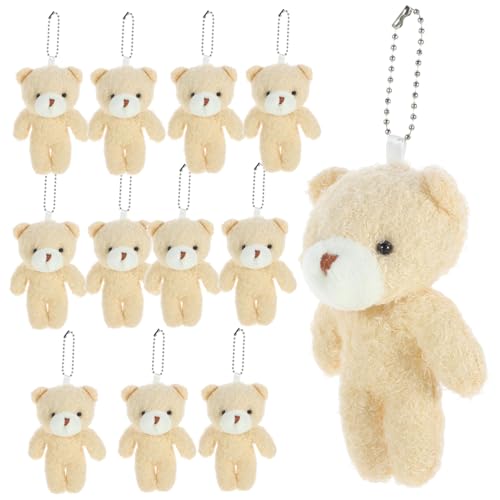 DIKACA 12 Stück Teddybär-Anhänger Hängendes Mini-Bär- Cartoon-Puppe ausgestopfter Kleiner Bär Bärenspielzeug für DIY-Schlüsselanhänger multifunktionale Bärenfiguren Plüsch DIKACA 12 Stück Teddybär-Anhänger Hängendes Mini-Bär- Cartoon-Puppe ausgestopfter Kleiner Bär Bärenspielzeug für DIY-Schlüsselanhänger multifunktionale Bärenfiguren Plüsch von DIKACA