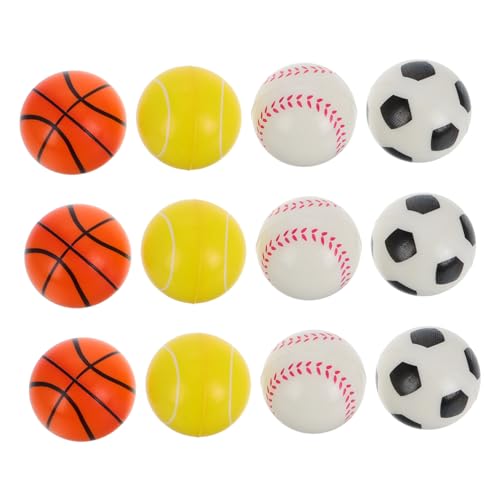 DIKACA 12 Stück Teiliges Mini Schaumstoffbälle Basketball Fußball Tennis Stressabbauend für Partys Dekorationen für Erwachsene Vielseitig Einsetzbar DIKACA 12 Stück Teiliges Mini Schaumstoffbälle Basketball Fußball Tennis Stressabbauend für Partys Dekorationen für Erwachsene Vielseitig Einsetzbar von DIKACA