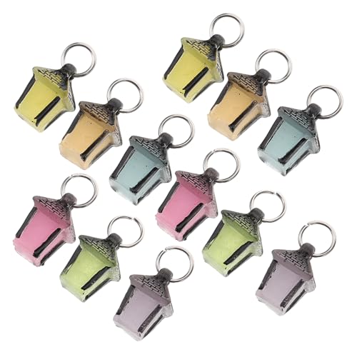 DIKACA 12St Leuchtende Mikrolandschaftsornamente Kugel Lampenschirm Miniatur-Laternen nachtlichter für im Dunkeln leuchten Harzanhänger zum Basteln künstliche Laternendekoration DIKACA 12St Leuchtende Mikrolandschaftsornamente Kugel Lampenschirm Miniatur-Laternen nachtlichter für im Dunkeln leuchten Harzanhänger zum Basteln künstliche Laternendekoration von DIKACA