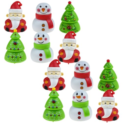 DIKACA 12Stücke Teiliges Weihnachts Spielzeugset Zurückziehbare Figuren Festlichen Designs Für Weihnachtsdeko Und Partygeschenk Langlebig Und Farbenfroh DIKACA 12Stücke Teiliges Weihnachts Spielzeugset Zurückziehbare Figuren Festlichen Designs Für Weihnachtsdeko Und Partygeschenk Langlebig Und Farbenfroh von DIKACA