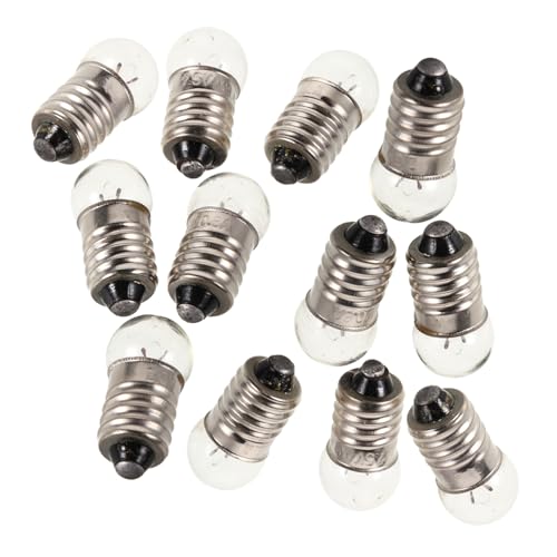 DIKACA 12st Taschenlampe Kleine Elektrische Perlen Led-lichtleiste Schraube Taschenlampe Taschenlampen Für Die Taschenlampe Schlanke Lichtleiste Glühbirnen Schrauben Transparent Glas von DIKACA