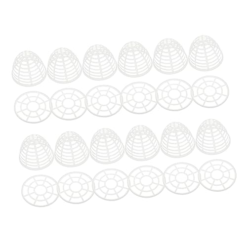 DIKACA 15 Stück Koffer Puppenkleidertasche Unterstützung Für Puppenrockkleider Petticoathalter Für Puppen Puppenzubehör Puppe Unterrock Unterstützung Puppenrocktasche Weiß Plastik von DIKACA