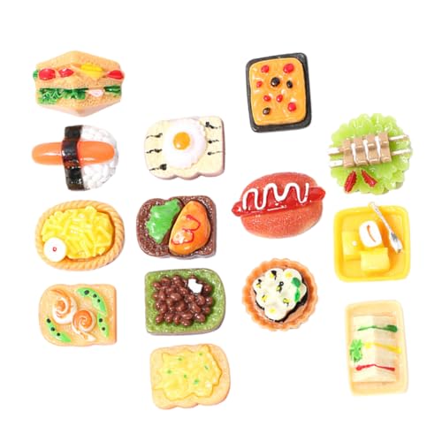 DIKACA 15 Stück Simuliertes Brot Burger Kochen Miniaturen Gefälscht Winziges Lebensmittelmodell Mini- -küchenzubehör Mini- -Rollenspiel Mini-küchenszenendekor Harz DIKACA 15 Stück Simuliertes Brot Burger Kochen Miniaturen Gefälscht Winziges Lebensmittelmodell Mini- -küchenzubehör Mini- -Rollenspiel Mini-küchenszenendekor Harz von DIKACA
