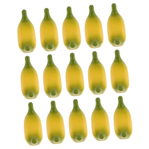 DIKACA 15Stücke Bananen Künstliche Früchte für DIY Bastelprojekte Farbige Deko für Puppenhaus Feengarten Realistische Mini Bananen Perfektes Zubehör für Sammler DIKACA 15Stücke Bananen Künstliche Früchte für DIY Bastelprojekte Farbige Deko für Puppenhaus Feengarten Realistische Mini Bananen Perfektes Zubehör für Sammler von DIKACA