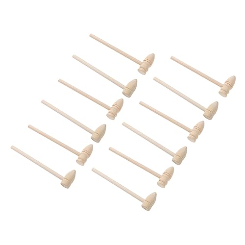 DIKACA 16 Stück Kleiner Holzhammer Werkzeugbank Für Knackende Schlägel Spiel Mini-krebshammer Werkbank Jungs Werkzeugset Für Austernhammer Schlag Hölzern Beige DIKACA 16 Stück Kleiner Holzhammer Werkzeugbank Für Knackende Schlägel Spiel Mini-krebshammer Werkbank Jungs Werkzeugset Für Austernhammer Schlag Hölzern Beige von DIKACA