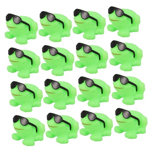 DIKACA 16 Stück Schwimmende Froschspielzeuge Duschspielzeug Plastiktiere Badespielzeug aus Kunststoff Badezimmerspielzeug Badetier Badefroschspielzeug Green DIKACA 16 Stück Schwimmende Froschspielzeuge Duschspielzeug Plastiktiere Badespielzeug aus Kunststoff Badezimmerspielzeug Badetier Badefroschspielzeug Green von DIKACA