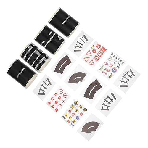 DIKACA 16 Stück Teiliges Straßen und Washi Tape für Kreative DIY Projekte für Verkehrssymbolen und Spielzeugautos Fördert Verkehrssicherheit und Spielspaß DIKACA 16 Stück Teiliges Straßen und Washi Tape für Kreative DIY Projekte für Verkehrssymbolen und Spielzeugautos Fördert Verkehrssicherheit und Spielspaß von DIKACA