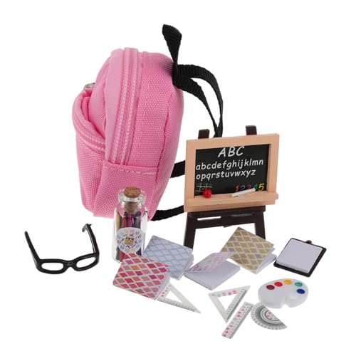DIKACA 16-Teiliges Set Schulmaterial Mini taschenrechner Mini-Schlüsselanhänger Geldklammer Schreibwaren Werkzeug Mini-Schulzubehör Puppenhaus-Briefpapier Plastik DIKACA 16-Teiliges Set Schulmaterial Mini taschenrechner Mini-Schlüsselanhänger Geldklammer Schreibwaren Werkzeug Mini-Schulzubehör Puppenhaus-Briefpapier Plastik von DIKACA