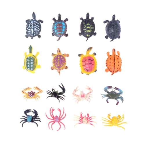 DIKACA Puzzle-Spielzeug 16st Spielzeuge Modelle Krabbenmodell Einstellen Schildkröte Spielzeug Für Kinder von DIKACA