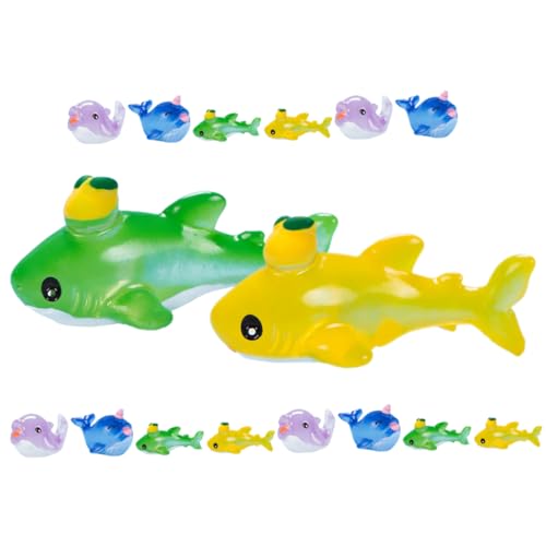 DIKACA 16Stücke Meerestiere aus Kunstharz Dekorative Figuren für Puppenhäuser Aquarien und Deko für Unterwasserwelten und Kreative Projekte DIKACA 16Stücke Meerestiere aus Kunstharz Dekorative Figuren für Puppenhäuser Aquarien und Deko für Unterwasserwelten und Kreative Projekte von DIKACA