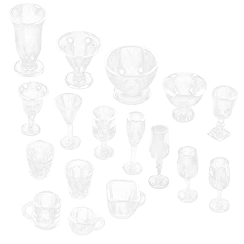 DIKACA 17st Mini-küchenutensilien Miniteller Home Mini Geschirr Dekoration Mini-puppenhaus-Geschirr Puppenhausverzierung Geschirrzubehör Selber Machen Mini-tassen Plastik Transparent DIKACA 17st Mini-küchenutensilien Miniteller Home Mini Geschirr Dekoration Mini-puppenhaus-Geschirr Puppenhausverzierung Geschirrzubehör Selber Machen Mini-tassen Plastik Transparent von DIKACA