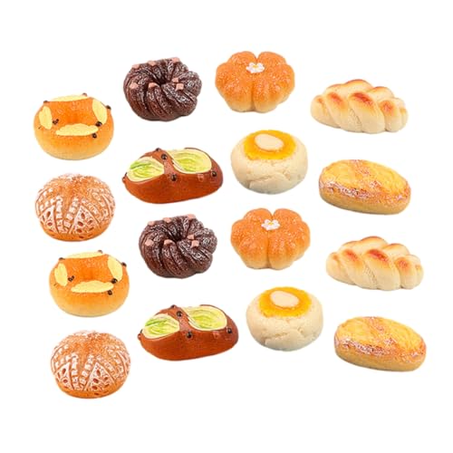 DIKACA 18Stücke Brotmodelle Aus Kunstharz Realistische Lebensmittelmodelle Für Dekoration Bäckerei Präsentation Puppenhaus Zubehör Kognitive Spielzeuge Für Langlebig DIKACA 18Stücke Brotmodelle Aus Kunstharz Realistische Lebensmittelmodelle Für Dekoration Bäckerei Präsentation Puppenhaus Zubehör Kognitive Spielzeuge Für Langlebig von DIKACA