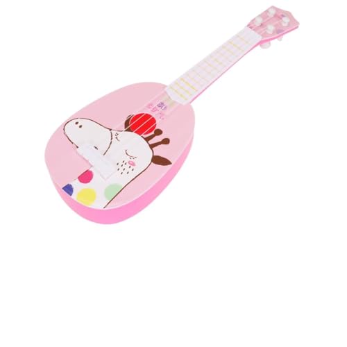 DIKACA 1Pc 4 Saiten Gitarrenspielzeug Gitarre -Saiten Gitarre für Gitarre für ab Jahren simulierte Gitarre Gitarreninstrument Rosa von DIKACA
