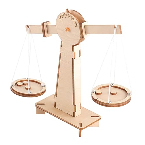 DIKACA 1Pc Gewicht Holz Pädagogisches Waagschale von DIKACA