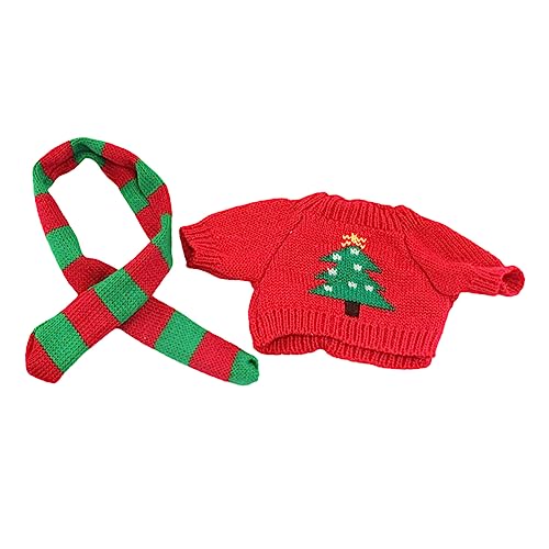 DIKACA 1Satz Dekoratives Puppen Pullover Mit Mini Schal Hochwertige Tragfähige Puppenbekleidung Für Kreative Für Puppen Perfektes Zubehör Für Weihnachten Und Mehr DIKACA 1Satz Dekoratives Puppen Pullover Mit Mini Schal Hochwertige Tragfähige Puppenbekleidung Für Kreative Für Puppen Perfektes Zubehör Für Weihnachten Und Mehr von DIKACA