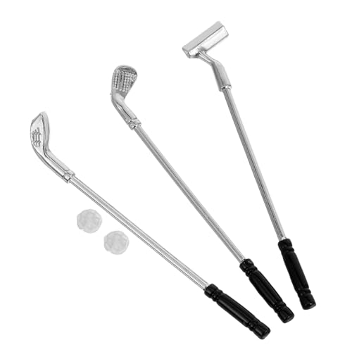DIKACA 1Satz Golf Clubs und Bälle Dekorationsspielzeug für Puppenhäuser Modelle und Desktop Dekoration DIKACA 1Satz Golf Clubs und Bälle Dekorationsspielzeug für Puppenhäuser Modelle und Desktop Dekoration von DIKACA