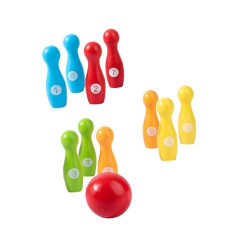 DIKACA 1Satz Hölzerne Bowling Für Farbenfrohes Pädagogisches Konzentration Und Geschicklichkeit Für Frühkindliche Erziehung DIKACA 1Satz Hölzerne Bowling Für Farbenfrohes Pädagogisches Konzentration Und Geschicklichkeit Für Frühkindliche Erziehung von DIKACA