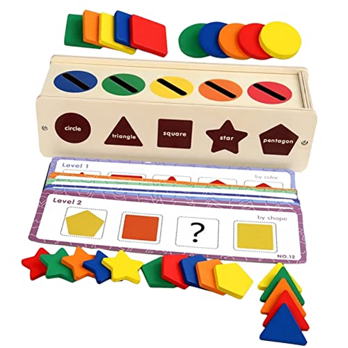 DIKACA 1Satz Holzspielzeug für Kleinkinder Montessori Formenklassifizierungsbox Hand Koordination Kreativität für Frühe Bildung DIKACA 1Satz Holzspielzeug für Kleinkinder Montessori Formenklassifizierungsbox Hand Koordination Kreativität für Frühe Bildung von DIKACA
