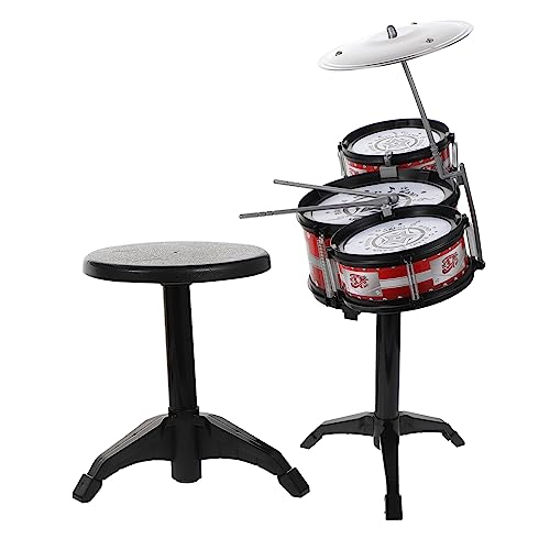 DIKACA 1Satz Kreatives Schlagzeugset Pädagogisches Musikinstrument für Jungen und Robustes Drum Set aus Hochwertigem Fördert Konzentration DIKACA 1Satz Kreatives Schlagzeugset Pädagogisches Musikinstrument für Jungen und Robustes Drum Set aus Hochwertigem Fördert Konzentration von DIKACA
