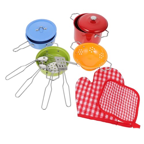 DIKACA 1Satz Mini Küchen Spielset Für Teiliges Robustes Kochspielzeug Für Jungen Und Kreatives Rollenspielzeug Für Entwicklung Von Fantasie Und Kognitiven von DIKACA