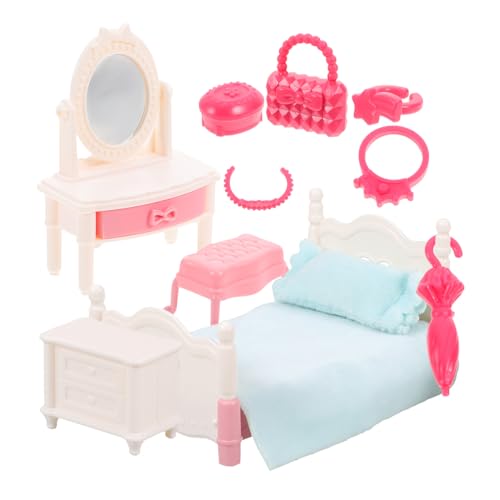 DIKACA 1Satz Miniaturmöbel für Puppenhaus DIY Schlafzimmer Möbel Modell für Kreative Spielszene Langlebig und Sicher für Babyzimmer Dekoration Perfektes für Kleine DIKACA 1Satz Miniaturmöbel für Puppenhaus DIY Schlafzimmer Möbel Modell für Kreative Spielszene Langlebig und Sicher für Babyzimmer Dekoration Perfektes für Kleine von DIKACA