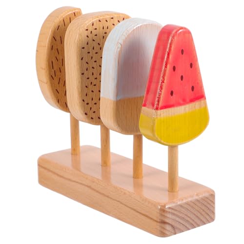 DIKACA 1Satz Realistische Eislutscher aus Buchenholz Rollenspielzeug für Kreative und Lehrreiche Aktivitäten Einkaufs und Spielküchen DIKACA 1Satz Realistische Eislutscher aus Buchenholz Rollenspielzeug für Kreative und Lehrreiche Aktivitäten Einkaufs und Spielküchen von DIKACA