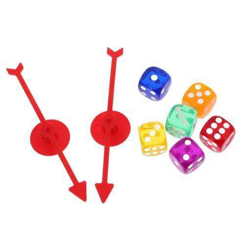 DIKACA 1Satz Rotierender Spielspinner Teiliges Kunststoff Zubehör Für Brettspiele Pfeilen Und Würfeln Für DIY Spiele Und Partys von DIKACA