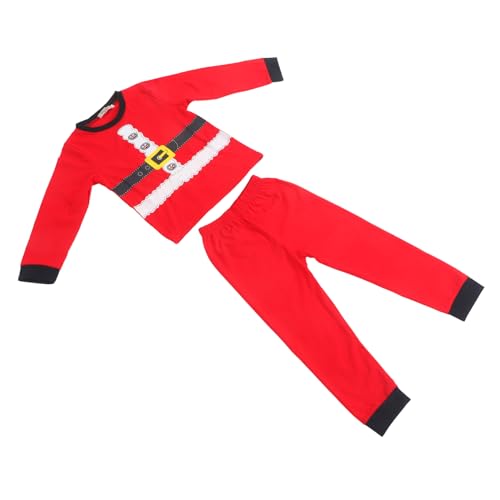 DIKACA 1Satz Weihnachtsmann Kostüm Für Gemütliche Nachtwäsche Aus Flusen Teilig Mit Langarmoberteil Und Hose Für Festliche Anlässe Und Fotos DIKACA 1Satz Weihnachtsmann Kostüm Für Gemütliche Nachtwäsche Aus Flusen Teilig Mit Langarmoberteil Und Hose Für Festliche Anlässe Und Fotos von DIKACA