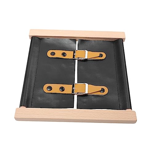 DIKACA 1Stk Dressing-Training stapeln Kleinkind beschäftigtes Brett zabawki stymulujące rozwój Educational Toys kleiden Lernbrett sensorisches Lernspielzeug hölzern Black von DIKACA
