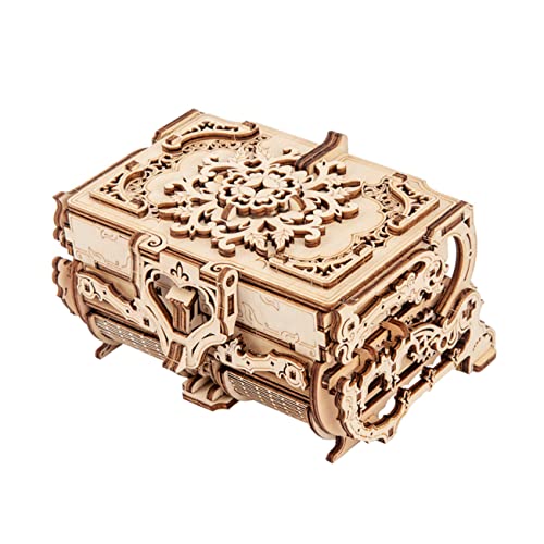 DIKACA 1Stk Übertragungsmodell aufbewahrungsdose Storage Boxes Diorama Geschenke handgefertigtes Holzhandwerk Maschinen aus Holz Kunsthandwerk Puzzle 3D hölzern von DIKACA