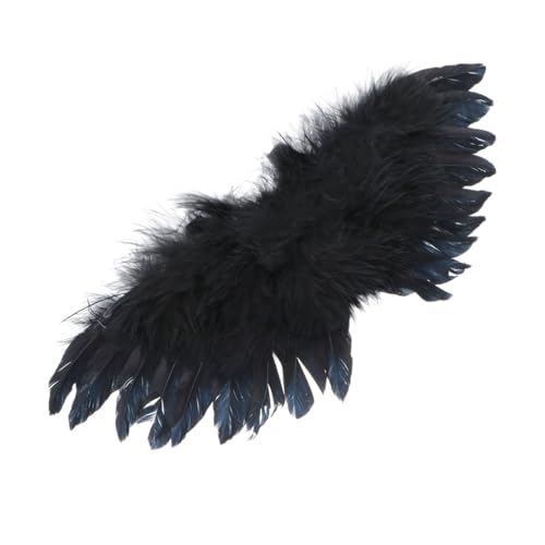 DIKACA 1Stück Engelsflügel Dekoration Schwarz DIY Kostüm Zubehör für Puppen Ornamente für Partys Feiertage und Kreative Bastelprojekte Anpassbar für Verschiedene Anlässe DIKACA 1Stück Engelsflügel Dekoration Schwarz DIY Kostüm Zubehör für Puppen Ornamente für Partys Feiertage und Kreative Bastelprojekte Anpassbar für Verschiedene Anlässe von DIKACA