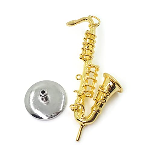DIKACA 1Stück Mini Saxophon Aus Legierung Für Puppenhaus Dekoration Musikinstrument Für Kinderzimmer Und Spielzeugliebhaber DIKACA 1Stück Mini Saxophon Aus Legierung Für Puppenhaus Dekoration Musikinstrument Für Kinderzimmer Und Spielzeugliebhaber von DIKACA