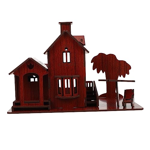 DIKACA 1Stück Puzzle Holzspielzeug Für Kreatives Montagespielzeug Mit Hausdesign Für Intellektuelle Entwicklung Für Jungen Für Schreibtisch DIKACA 1Stück Puzzle Holzspielzeug Für Kreatives Montagespielzeug Mit Hausdesign Für Intellektuelle Entwicklung Für Jungen Für Schreibtisch von DIKACA