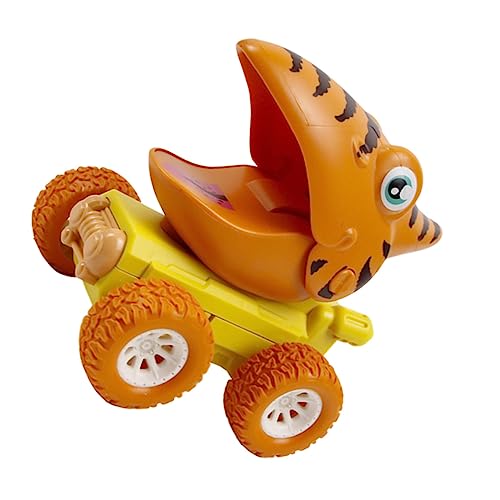 DIKACA 1Stück Stegosaurus Trägheits Dinosaurier Auto Für Drück Und Losfahren Fahrzeugspielzeug Zufälligen Farben Für Kreatives Ab Jahren von DIKACA