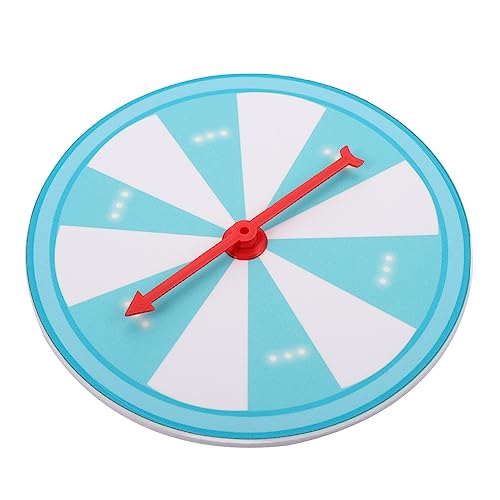 DIKACA 1stk Zeiger Spielrad Spiele Wechseln Gebrauchswagen Rouletterad Mit Ständer Lenkradknopf Disk-Drop-Spiel Flugstock Radspielzeug Würfel Auto Planke Tank Pro PVC Blue von DIKACA