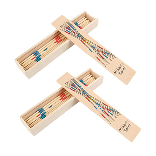 DIKACA 2 Boxen Holzspielstäbchen Für Kinderspiele Spielstäbchen Initiationsspielzeug Holzspielzeug Mikado Stäbchen Kognitives Intelligenzspielzeug Kinderspielzeug Pädagogisches DIKACA 2 Boxen Holzspielstäbchen Für Kinderspiele Spielstäbchen Initiationsspielzeug Holzspielzeug Mikado Stäbchen Kognitives Intelligenzspielzeug Kinderspielzeug Pädagogisches von DIKACA