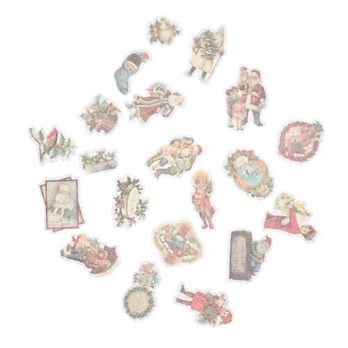 DIKACA 2 Boxen Material Dekorative Aufkleber Scrapbook-Sticker Selber Machen Scrapbook-Aufkleber DIY Dekorativer Aufkleber Alte Aufkleber Notebook-Aufkleber Aufkleber Beachten Papier von DIKACA
