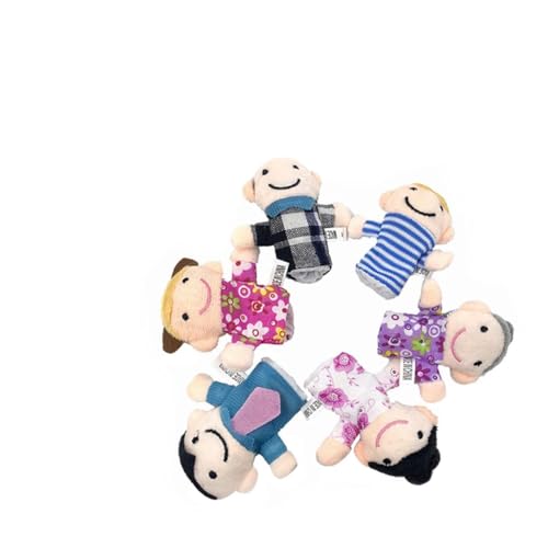 DIKACA 2 Fingerpuppen Aus Stoff Fingerpuppen Für Die Familie Fingerpuppen Für Die Familie Fingerpuppen Für von DIKACA