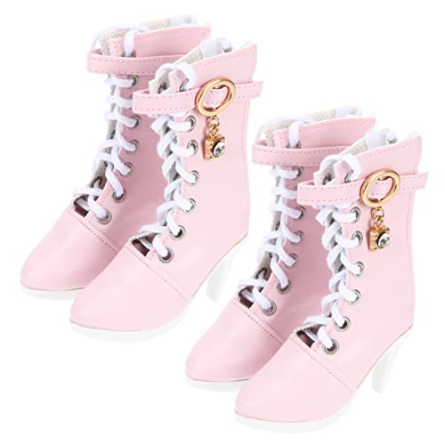 DIKACA 2 Paar Puppen High Heels Modepuppen Slipper Überraschung Für Jungen Schuhe Kleine Puppen Überraschungsspielzeug Für Mädchen Born Doll Kinderspielzeug Sehr Stiefel Mini von DIKACA