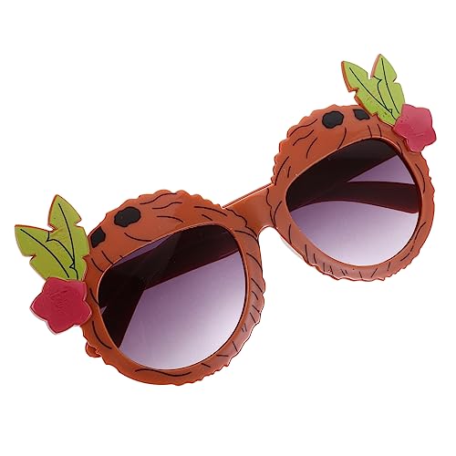 DIKACA 2 Paare Lustige Kokosnussbrillen Hawaii Strand Party Accessoires Dekorative Foto Requisiten Tropische Sonnenbrillen aus Langlebigem Pc Material für Pool Geburtstag Abschlussfeiern DIKACA 2 Paare Lustige Kokosnussbrillen Hawaii Strand Party Accessoires Dekorative Foto Requisiten Tropische Sonnenbrillen aus Langlebigem Pc Material für Pool Geburtstag Abschlussfeiern von DIKACA