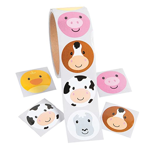 DIKACA 2 Rollen Aufkleber klebesticker Cute Sticker süße Sticker Kinderzimmer Dekoration Sticker lustig stickerbögen aufklebebuchstaben Wand polsterung lustige Sticker Klebeetiketten von DIKACA