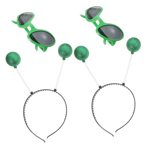 DIKACA 2 Sätze Festival Haarschmuck Teiliges Cosplay Haarband mit Brille für Partys Karneval und Festivals Bunte Kopfbedeckung für Damen und Herren DIKACA 2 Sätze Festival Haarschmuck Teiliges Cosplay Haarband mit Brille für Partys Karneval und Festivals Bunte Kopfbedeckung für Damen und Herren von DIKACA