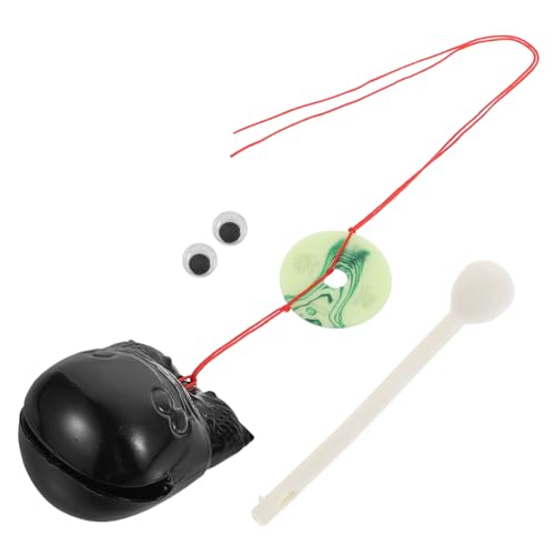 DIKACA 2 Sätze musikinstrumente Musical Instruments Schlaginstrument yogagurt 'yogamatte Percussion- Tempelblock Percussion-Musikspielzeug Lehrmittel Lernspielzeug Plastik Black von DIKACA